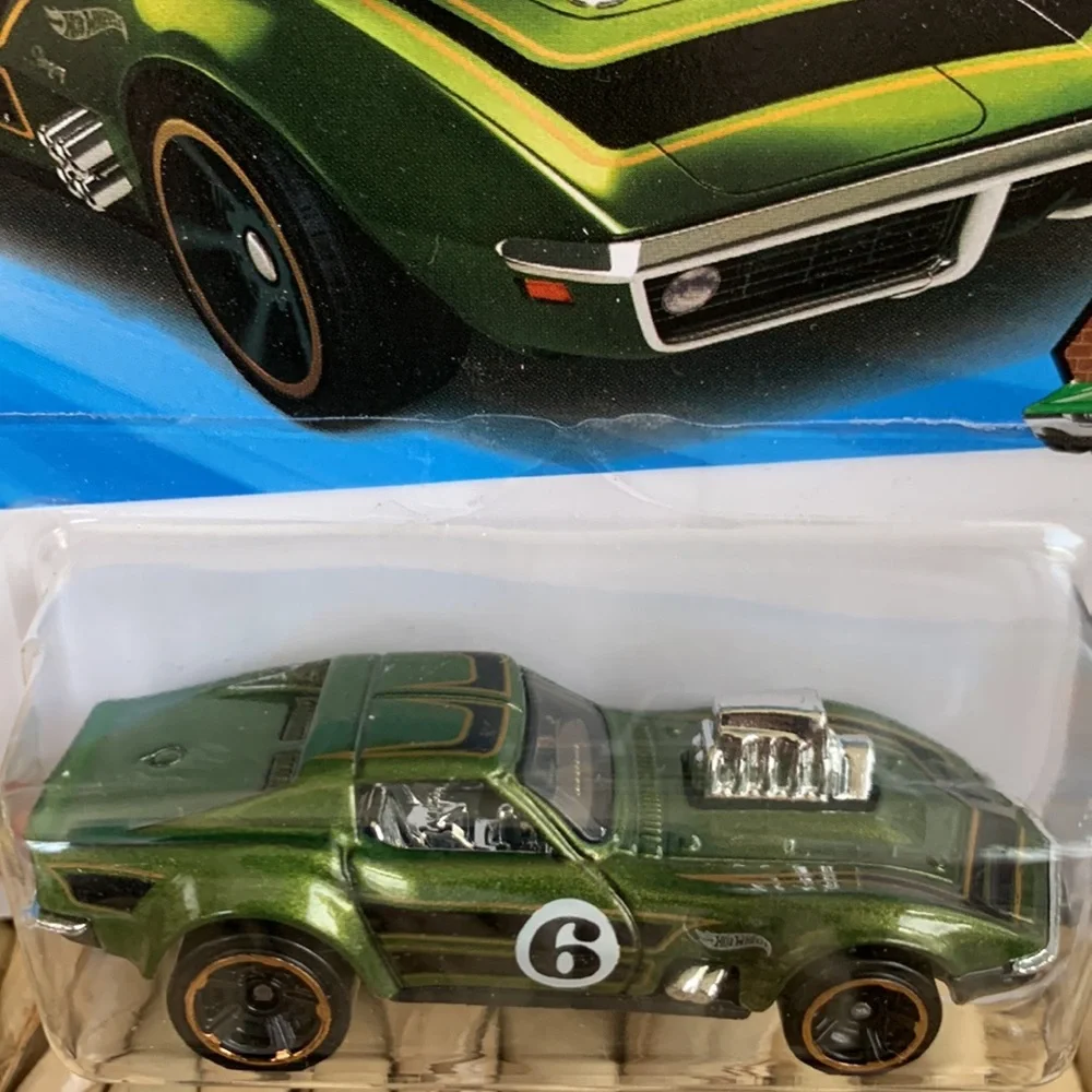 1968 Corvette Gas Monkey Garage Hot Wheels Chevy Chevrolet Green 68 Race Car 🆕